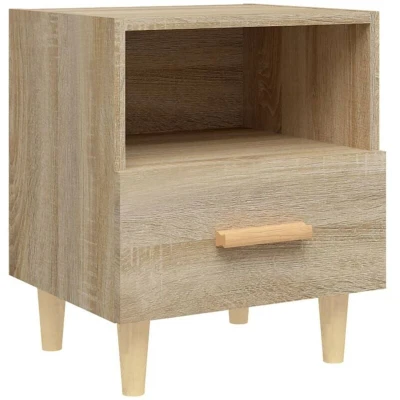 Image of vidaXL Bedside Cabinet Sonoma Oak 40x35x47 cm
