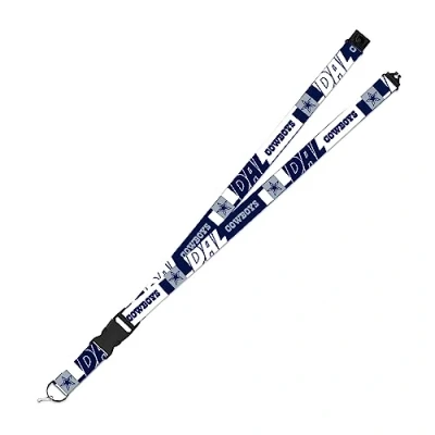 Image of Rico Industries NFL Football Dallas Cowboys 19&quot; x 1&quot; Premium Unisex Adult Safety Breakaway Lanyard Flash