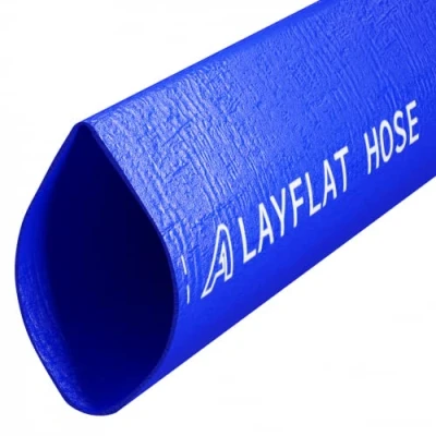 Image of ap automotive 38mm Layflat Water Discharge Hose 30 Metres Blue
