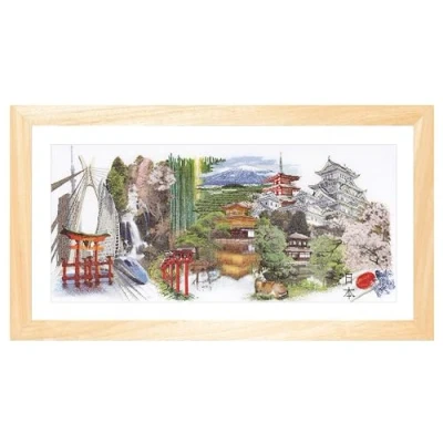 Image of Thea Gouverneur Counted Cross Stitch Kit Japan Aida 18 count Embroidery for Adults DMC Threads and other Supplies Included 548A