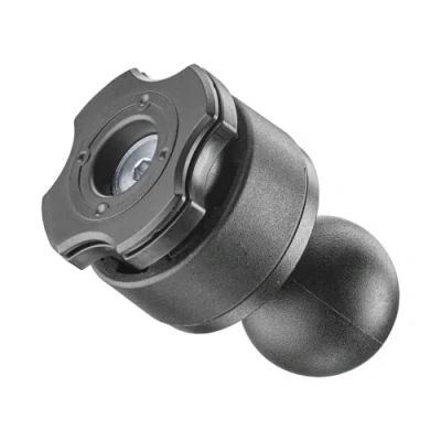 Image of INTERPHONE Quiklox modular system Motorcycle holder support RAM Size compatible adapter (1 &quot;) For coupling Adjustable 360 ​​ Quick release attachment