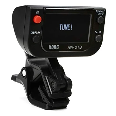Image of Korg AW OTB Clip on Tuner for Bass Guitar with OLED Display