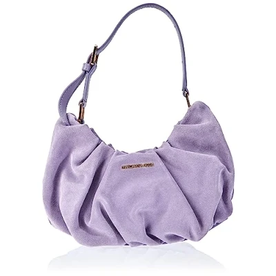 Image of Mandarina Duck Women&#039;s Velvet Plisse Wrist, Purple Impression, Taglia Unica