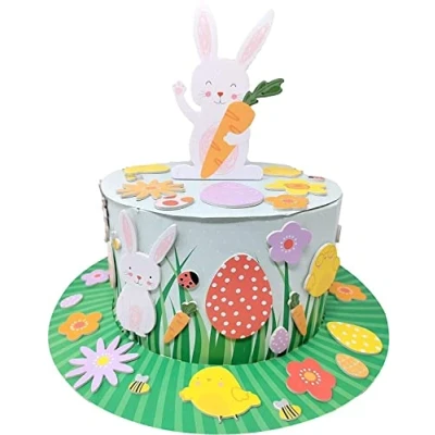 Image of Orbitron Easter Bonnet Kit Make Your Own Hat for Kids Craft Supplies
