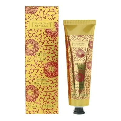 Image of The Merchant of Venice Womens Blue Tea Perfumed Hand Cream 50ml One Size