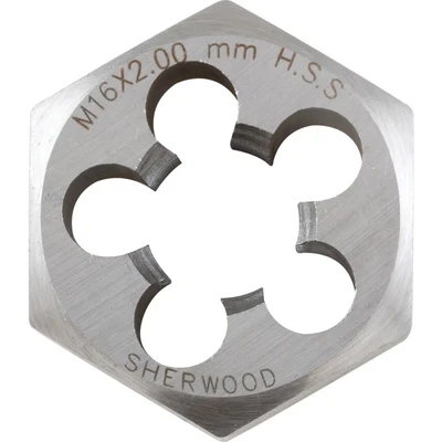 Image of Sherwood 16X2.00MM HSS Hexagon Die Nut