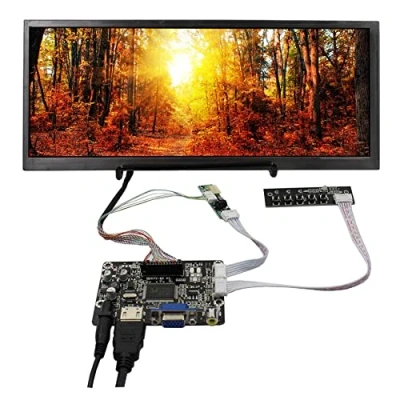 Image of VSDISPLAY 12.3inch 1920x720 FHD HSD123KPW2 D10 IPS LCD Screen and HD MI VGA AV Controller Board KYV N5 V3