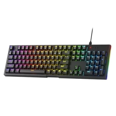 Image of Redragon K670 RGB Backlit Gaming Keyboard, 104 Keys Hot Swap Mechanical Upgraded Socket, Quiet Linear Red Switch