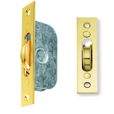 Image of Carlisle Brass Roller Sash Window Axle Pulley with Square Forend &amp; Wheel
