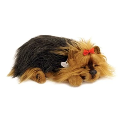 Image of Perfect Petzzz Yorkshire Terrier The Original Breathing Pet Puppy New Huggable Soft Version Plush Toy Gift Bundle