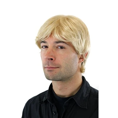 Image of Wig ME UP GFW355A 613E Man Gents Quality short parting platinum bright blond