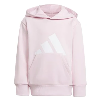 Image of adidas Unisex Kids ESSENTIALS BIG LOGO HOODIE, clear pink/white, 7 8 Years