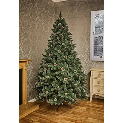 Image of Premier Decorations Rocky Mountain Pine Tree PVC Tips with Cones, 2.1m