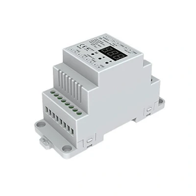 Image of 4 CH Constant Voltage DMX512 Decoder RGB/RGBW Controller Din Rail Mounted Channel Dimming 5 24VDC