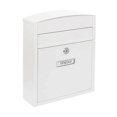 Image of Arregui 1832D60 Exterior Letter Box Compact White Steel