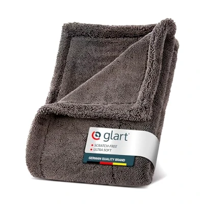Image of Glart Twist Car drying Cloth XXL Premium 60x40cm microfiber towel for scratch free Large cars and motorcycles