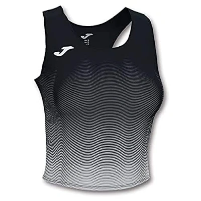 Image of Joma Elite Vii Top running, Woman, womens, 901018.102, Black White, XL