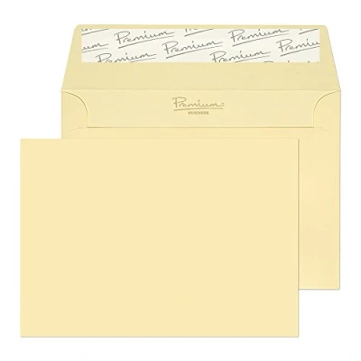 Image of Blake Envelopes Premium Business 51880 Briefumschläge Haftklebung Vellum Wove C6 114 x 162 mm 120g/m² 500 Stück