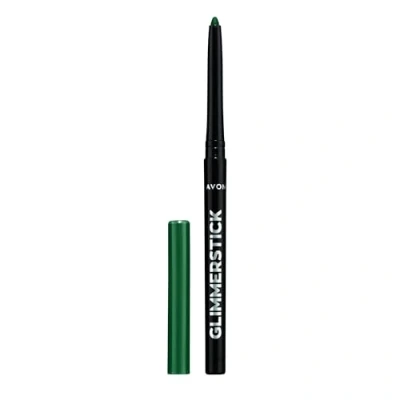 Image of Avon Glimmerstick Eyeliner Emerald, Tug Free, Soft Glide Formula for Bold, Intense and Waterproof Colour