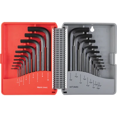 Image of Kennedy Combination Short Arm mm/af Hex Key Set (20 Piece)