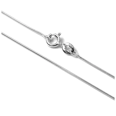 Image of jewellerybox Sterling Silver 1mm Snake Chain 18 Inches