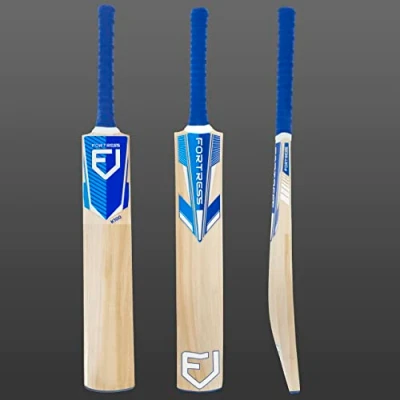Image of FORTRESS Kashmir Willow Cricket Bat [2 Grades] (Grade 1 Original 100, Size 6 (2lb 1oz 2lb 4oz))