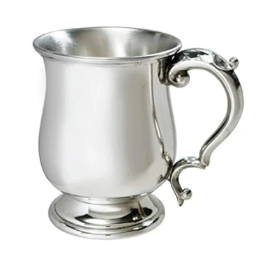 Image of Wentworth Pewter Standard Georgian 1 Pint Tankard with Customised Engraving