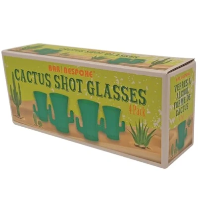 Image of Bar Bespoke Cactus Shot Glasses 4 Pack