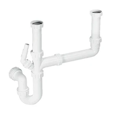 Image of McAlpine 1�&quot; x 75mm Double Bowl Sink Kit SK2A
