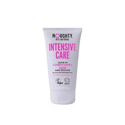 Image of Noughty 97% Natural Intensive Care Leave In Conditioner, to Banish Damaged Hair and Split Ends with Sweet Almond Extract Argan Oil, Sulphate Free Vegan Haircare 150ml