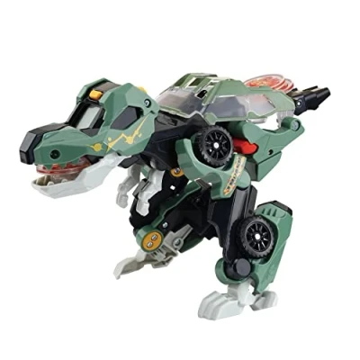 Image of VTech Switch &amp; Go Dinos Thrash the T Rex, Interactive Preschool Dino Toy, 2 In 1 Educational Toy for Children with Sound Effects, Vehicle Toys, Dinosaur Toys Kids 3, 4, 5+ Years, English Version