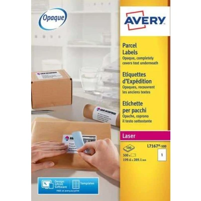 Image of Avery Rectangular Addressing Labels White [500 Labels] L7167 500
