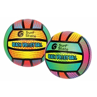 Image of Surf State Volley ball Beach Volleyball Ideal Soft touch for Park or Garden Random Colour supplied Arrives Deflated