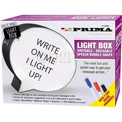 Image of LED Light Message Display Box with Letters Symbols Word Wedding Party Cinematic (41299c Speech Bubble Shape Box)