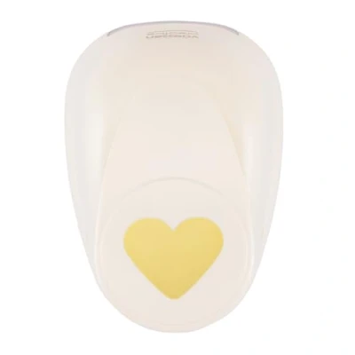 Image of Vaessen Creative Craft Paper Punch Heart 3,1 x 3,7 cm Circle Cutter for Crafting and Card Making