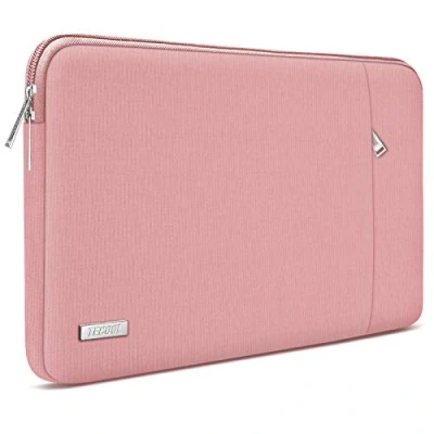 Image of TECOOL 13 inch Laptop case Sleeve Compatible with Macbook Air 13.6 M3/A3113 2024 M2/A2681 M1/A2337 2022 2018, Pro M2 M1 2017,Protective Sleeve,Pink