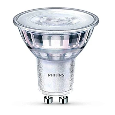 Image of Philips LED Classic GU10 Dimmable Glass Spot Light, Halogen Replacement, 50 W