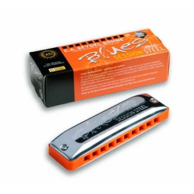 Image of Seydel Blues Session Steel F/20 Harmonica