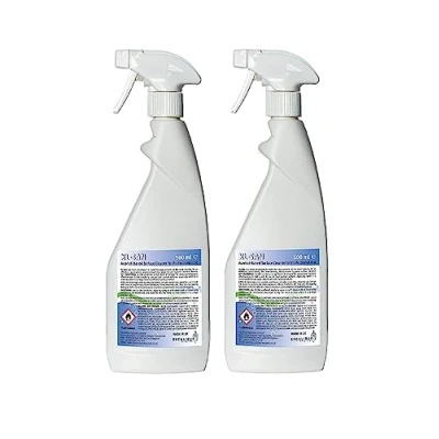 Image of Opus XL SAN Ready to Use Alcohol Based Disinfectant for Home and Professional 2 x 500ml No Need Wipe Off Surfaces After Use, Fast Evaporating Leaves Zero Residue