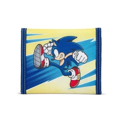 Image of PowerA TriFold game Card Holder for Nintendo Switch Sonic Kick, portable, storage, gamecards, Officially Licensed