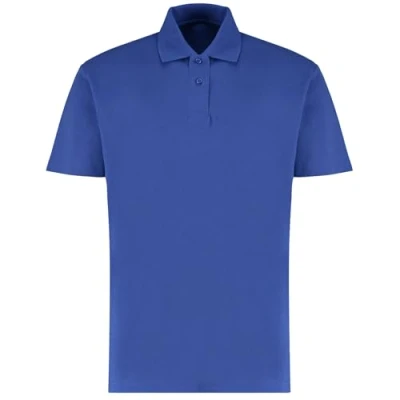 Image of Kustom Kit Mens Short Sleeve Polo Shirts, Royal Blue, Large. KK422