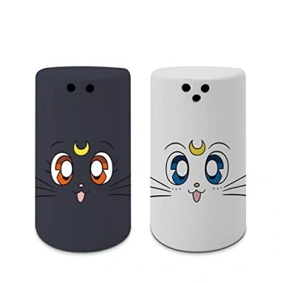 Image of ABYstyle Sailor Moon Luna &amp; Artemis Salt Pepper Shakers