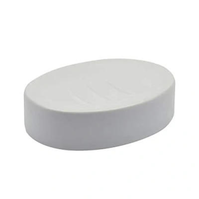 Image of White Ceramic Soap Dish By Harbour Housewares