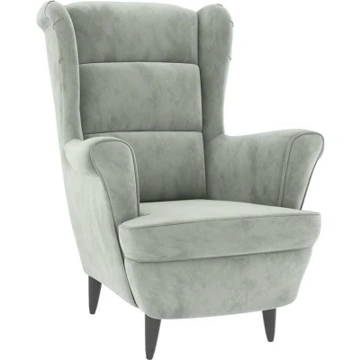 Image of vidaXL Armchair Light Grey Velvet
