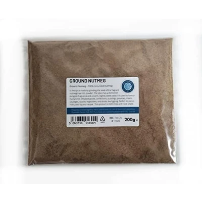 Image of Entirely Ingredients Ground Nutmeg 200g Selected for Premium Quality Food Grade