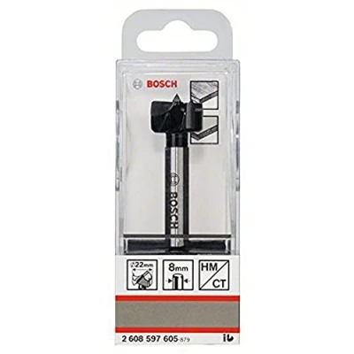 Image of Bosch Professional 1 pc. tungsten carbide hinge cutting bit (Ø 22 mm, Accessory rotary drill)