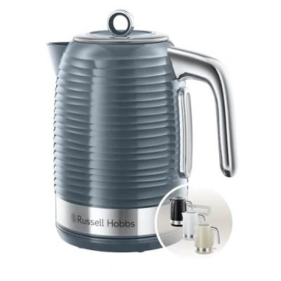 Image of Russell Hobbs 24363 Premium Inspire 1.7L Plastic Textured Design Kettle Grey