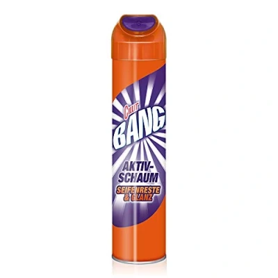 Image of Cillit Bang Bathroom Cleaner, Active Foam Soap Scum &amp; Shine, 600ml (Pack of 3)