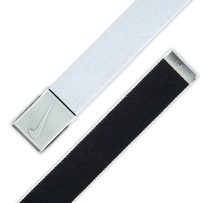 Image of Nike Men&#039;s Standard Reversible Stretch Web, White/Black, O/S
