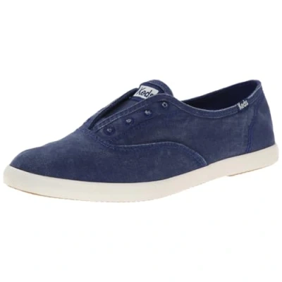 Image of Keds Women&#039;s Chillax Slip on Sneaker, Navy, 4 UK